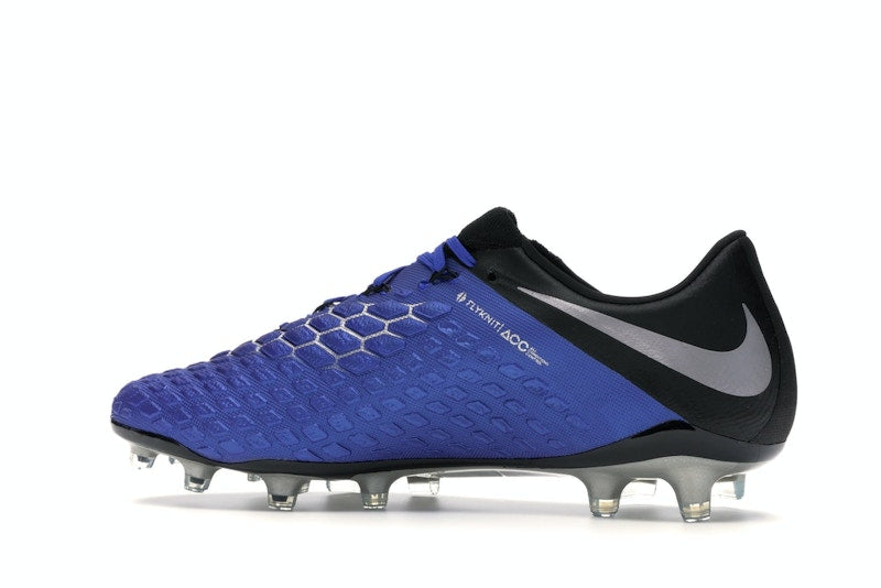 Nike Hypervenom Phantom 3 Elite Flyknit FG Racer Blue