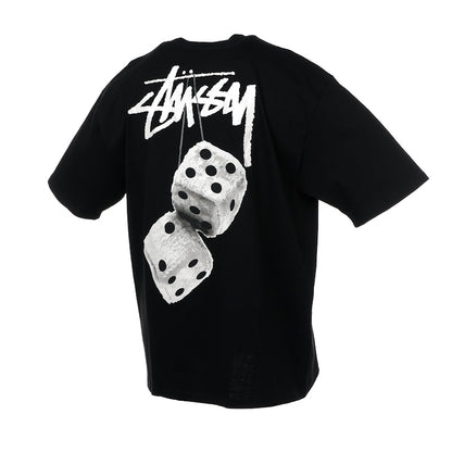 Stussy Fuzzy Dice Tee Black