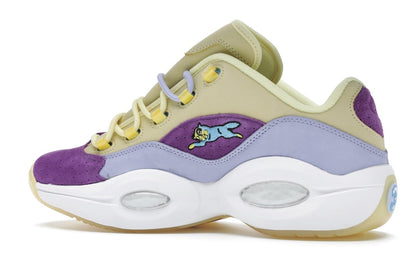 Reebok Question Low BBC Ice Cream Running Dog Yellow Purple