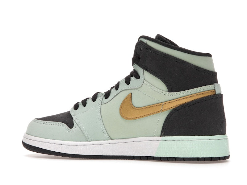 Jordan 1 Retro High Mint Foam Anthracite Metallic Gold (GS)
