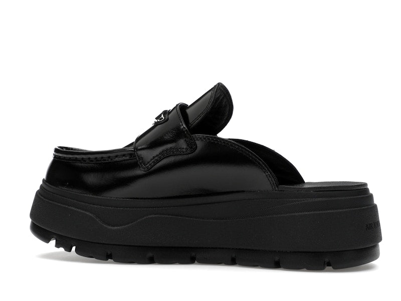 Jordan Mule Black Metallic Silver (Women's)