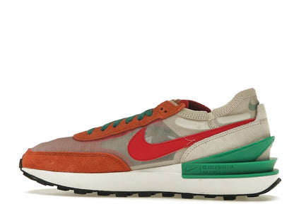 Nike Waffle One Burnt Sunrise Light Orewood Brown Malachite Mystic Hibiscus (Women's)