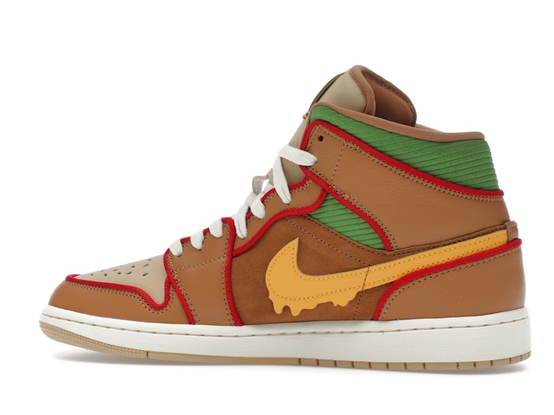 Jordan 1 Mid SE Cheeseburger