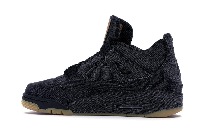 Jordan 4 Retro Levi's Black (Blank Tag)