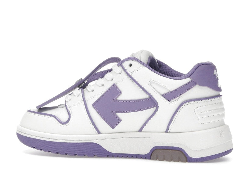 OFF-WHITE Out Of Office OOO Low Tops Outlined White Lilac Purple (Women's)