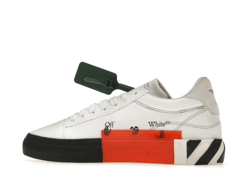 OFF-WHITE Vulc Low Canvas White Black SS22 (Women's)