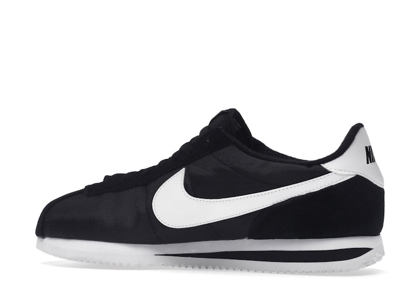 Nike Cortez Basic Nylon Black White-Metallic Silver