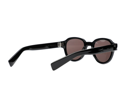 Saint Laurent Round-Frame Acetate Sunglasses Black/Black/Black (SL546-30013743-001)