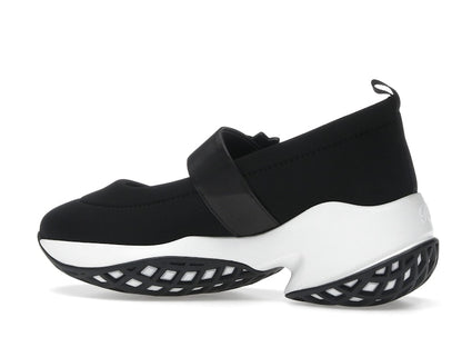 Roger Vivier Viv' Run Babies Black White Crystal Buckle (Women's)