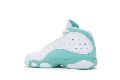 Jordan 13 Retro White Soar Green Pink (PS)