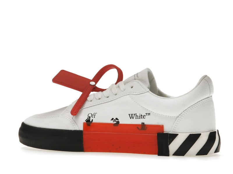 OFF-WHITE Vulcanized Low White Teal Canvas