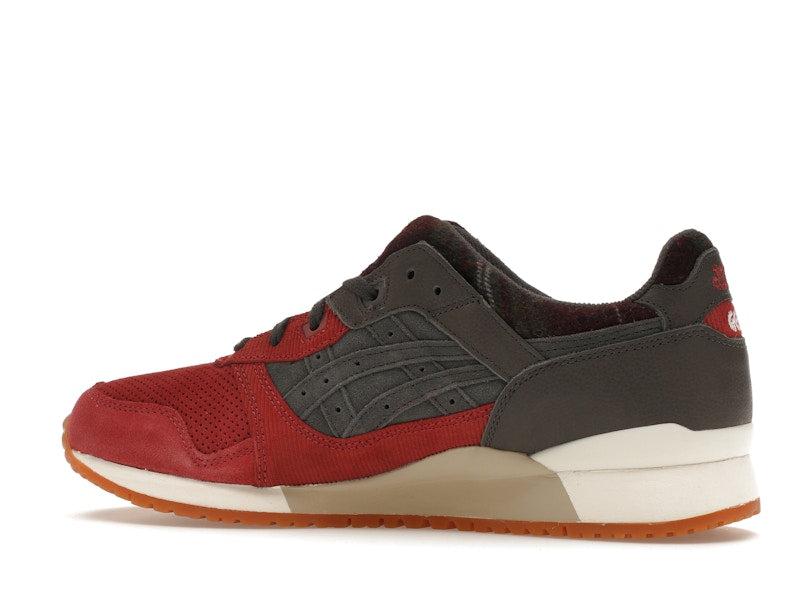 ASICS Gel-Lyte III OG Brisket Red Obsidian Grey