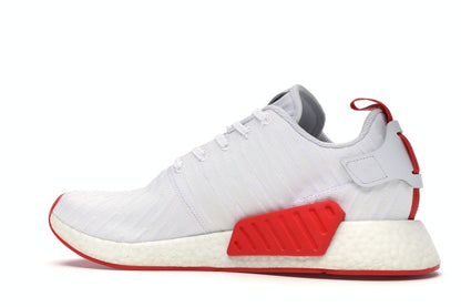 adidas NMD R2 White Core Red Two Toned
