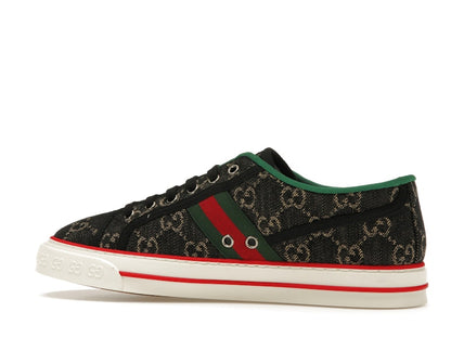 Gucci Tennis 1977 GG Logo Black Multi