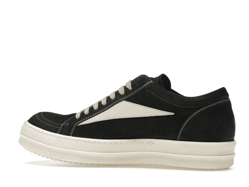 Rick Owens Luxor Vintage Sneaks Black Milk