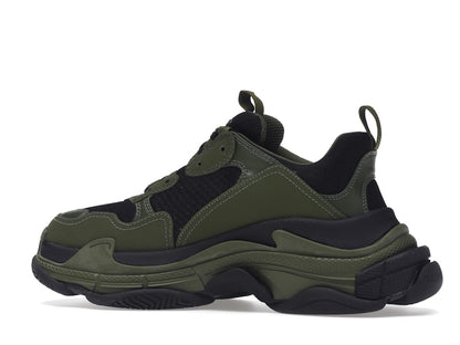 Balenciaga Triple S Dark Green Black