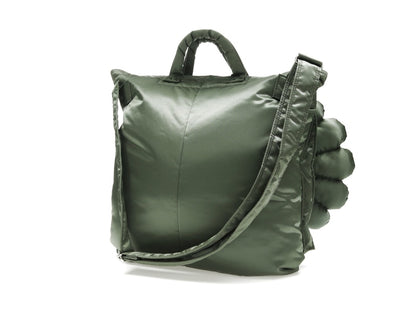 Takashi Murakami x PORTER 2Way Helmet Bag Sage Green