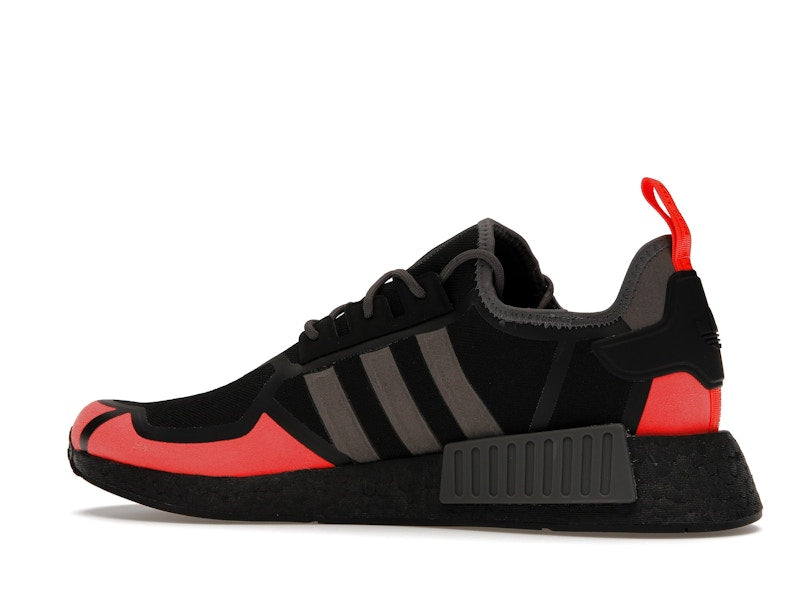 adidas NMD R1 Core Black Solar Red Grey