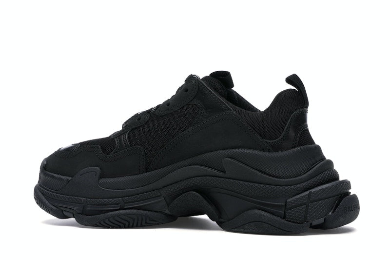 Balenciaga Triple S Triple Black (2018) Reissue Nondistressed (Women's)
