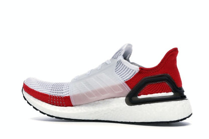 adidas Ultra Boost 19 White Scarlet