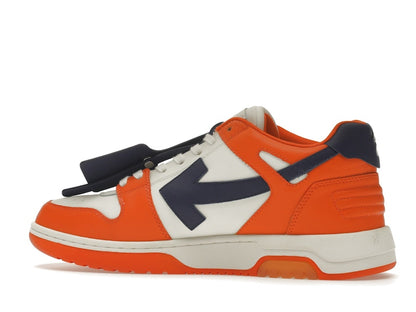OFF-WHITE Out Of Office OOO Low Tops White Orange Blue