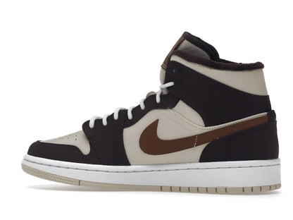 Jordan 1 Mid SE Brown Basalt Oatmeal (Women's)