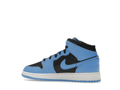 Jordan 1 Mid University Blue Black (GS)