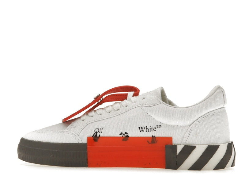 OFF-WHITE Vulcanized Low White Khaki Canvas