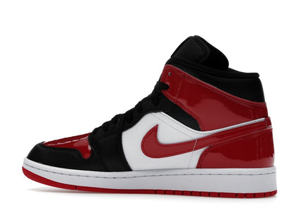 Jordan 1 Mid SE Patent Bred Toe