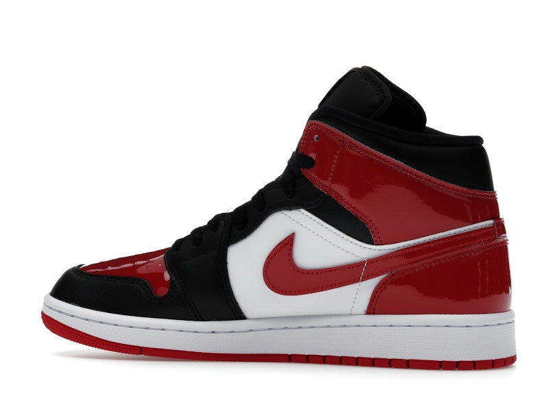 Jordan 1 Mid SE Patent Bred Toe