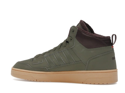 adidas Rapid Court Mid Winterized Olive Strata Shadow Brown Gum