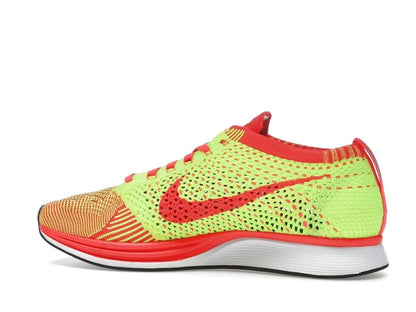 Nike Flyknit Racer Bright Crimson Volt