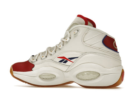Reebok Question Mid White Red Blue
