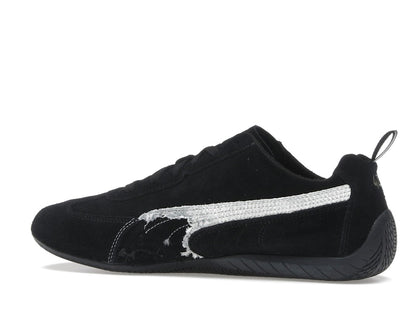 Balenciaga x Puma Speedcat Suede Distressed Black White