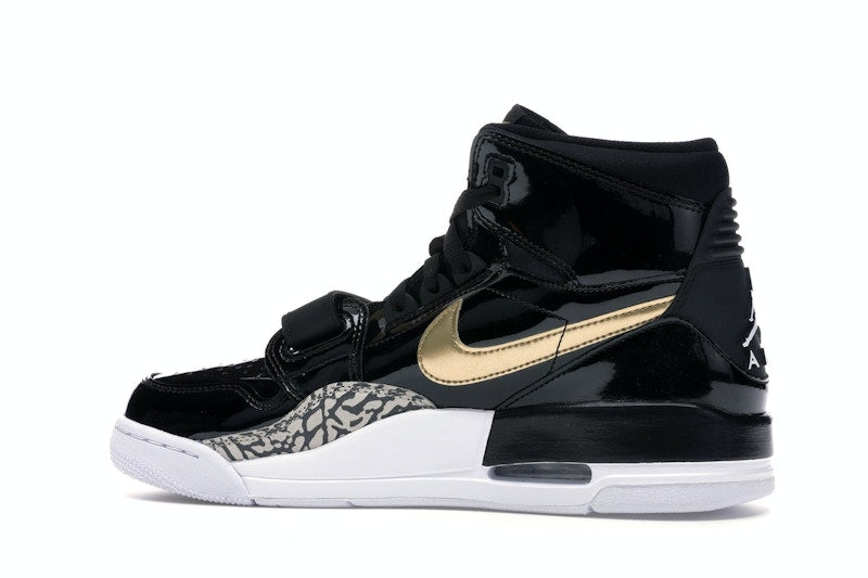 Jordan Legacy 312 Black Gold Patent