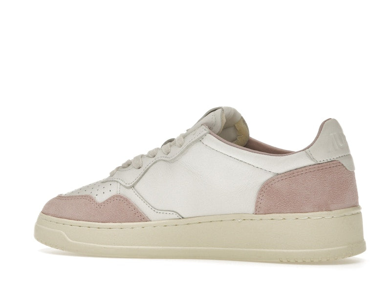 Autry Medalist Leather Low White Powder (Women's)