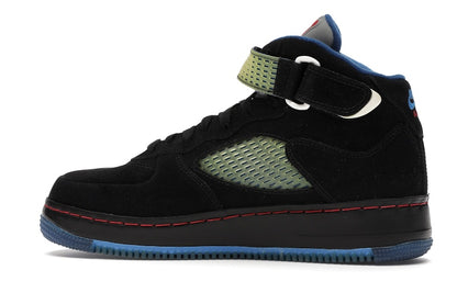 Jordan AJF 5 Black Blue Ribbon Varsity Red