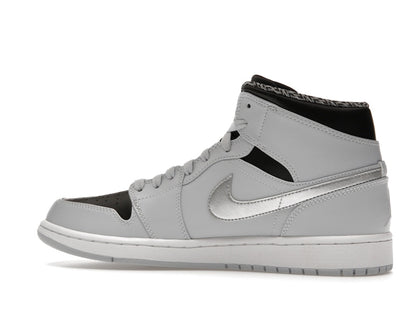 Jordan 1 Mid Pure Platinum Metallic Silver