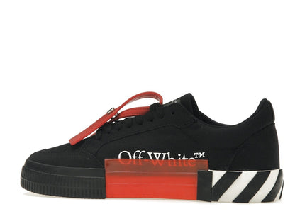 OFF-WHITE Vulcanized Low Canvas Black White