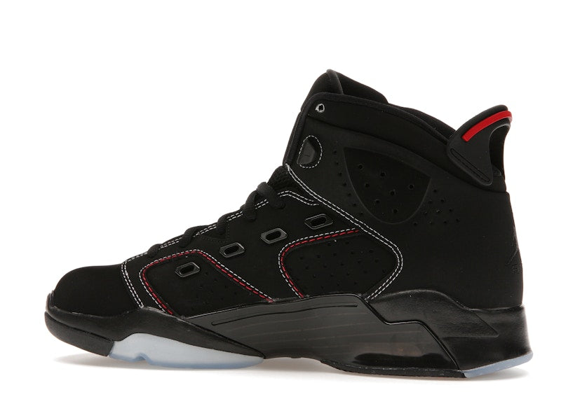 Jordan 6-17-23 Black White Red Contrast Stitching