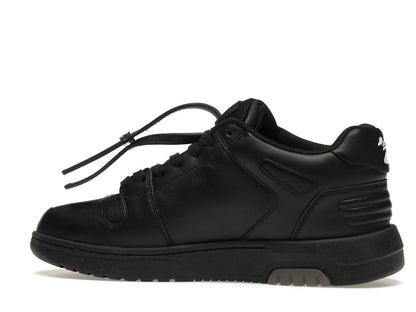 OFF-WHITE OOO Low Tops "For Walking" Black White