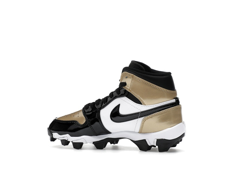 Jordan 1 Mid Cleat Patent Gold Toe (GS)