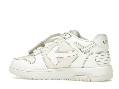 OFF-WHITE Out Of Office OOO Low Tops Cream White
