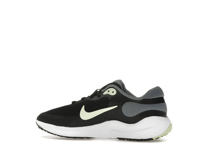 Nike Revolution 7 Black Smoke Grey White Barely Volt (GS)
