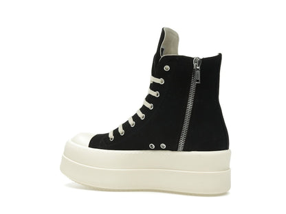 Rick Owens Hollywood DRKSHDW Double Bumper High Black Pearl Milk (Women's)