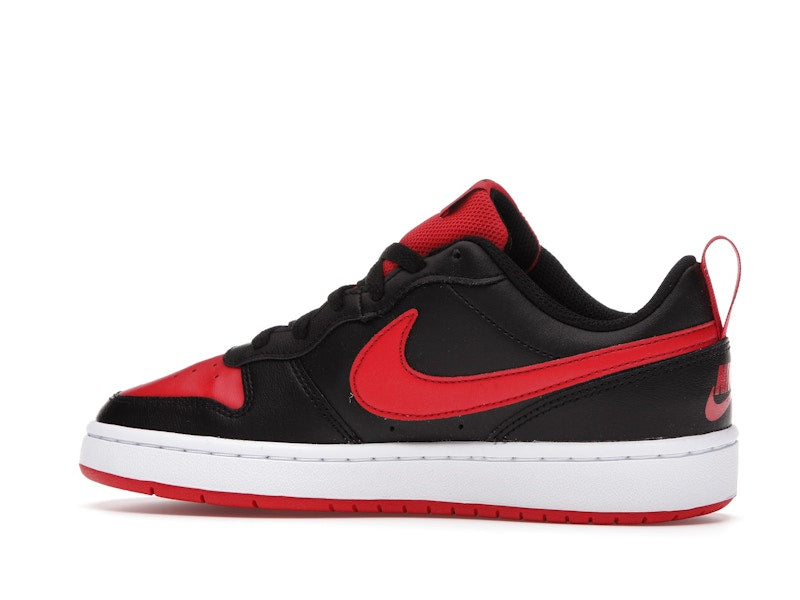 Nike Court Borough Low 2 Black University Red (GS)