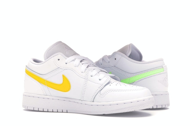 Jordan 1 Low White Neon (GS)
