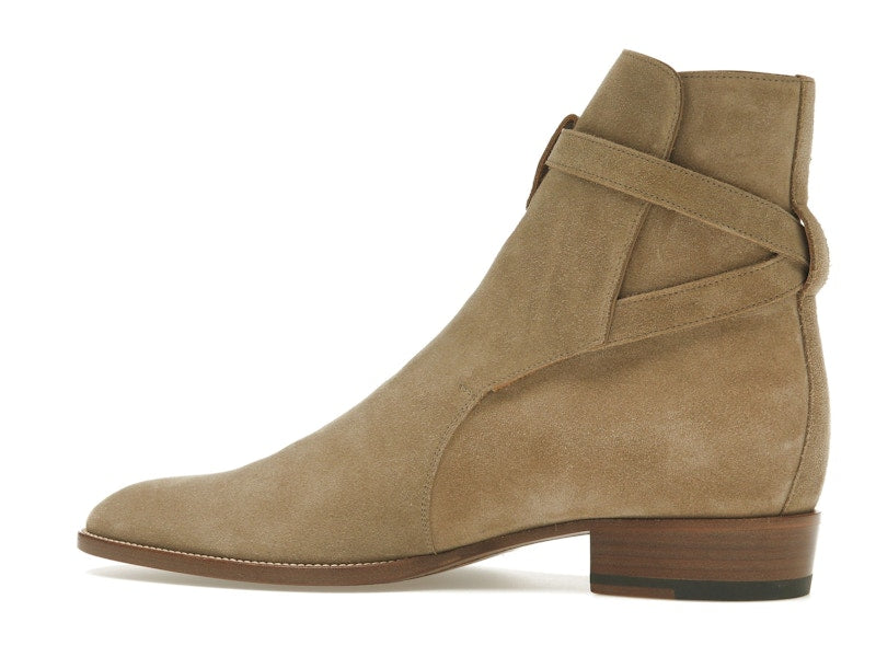 Saint Laurent Wyatt Jodhpur Boot Tobacco Suede