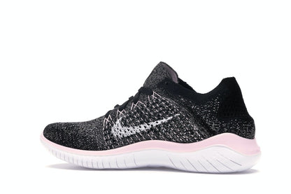 Nike Free RN Flyknit 2018 Black Pink Foam (Women's)