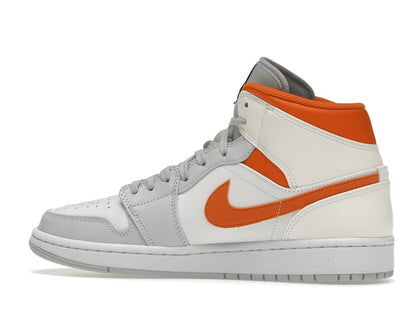 Jordan 1 Mid Starfish Pure Platinum